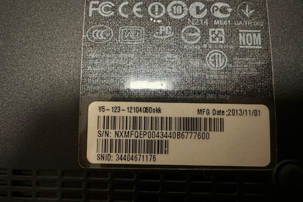 Ogłoszenie - Acer V5-123 E1-2100/4GB/500 czarny - Kołobrzeg - 250,00 zł