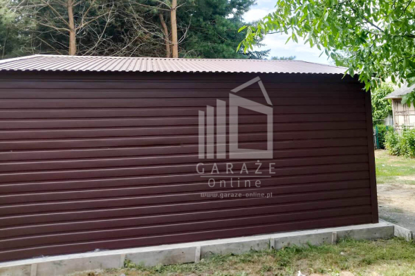 Ogłoszenie - GARAŻ BLASZANY 6m x 6m - Brama uchylna - drzwi ID391 - Swarzędz - 13 500,00 zł