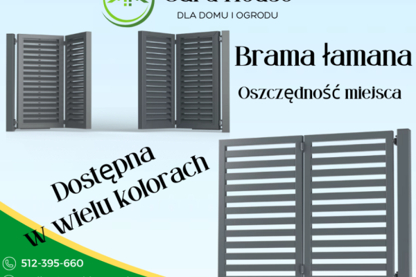 Ogłoszenie - Brama wjazdowa, łamana - na wymiar! - Gliwice - 2 999,00 zł