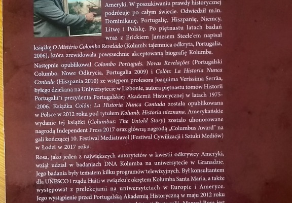 Ogłoszenie - Sprzedam książkę Manuela Rosy -Rozwiązana tajemnica Kolumba syna Warneńczyka - Kraków - 100,00 zł