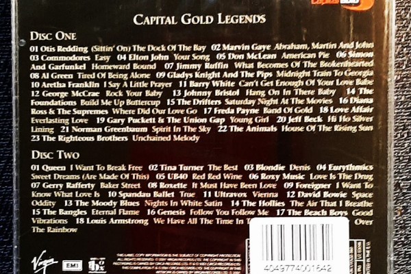 Ogłoszenie - Polecam 2 XCD Znakomity Zestaw Hit-y Wszechczasów Capital Gold Legends Artists - Katowice - 49,50 zł