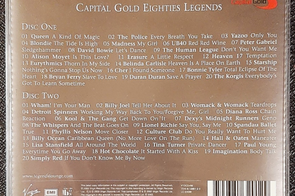 Ogłoszenie - Polecam 2 XCD Znakomity Zestaw Hit-y Wszechczasów Capital Gold Legends Artists - Katowice - 49,50 zł