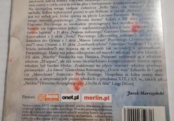 Ogłoszenie - Luciano Pavarotti Barcelona 89 DVD folia - Warszawa - 79,00 zł