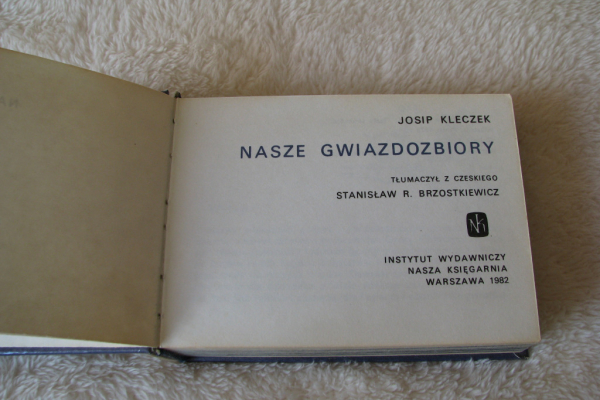 Ogłoszenie - Nasze gwiazdozbiory Josip Kleczek - Kraków - 19,00 zł