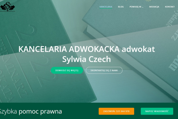 Ogłoszenie - KANCELARIA ADWOKACKA adwokat Sylwia Czech - kancelaria adwokacka Łomianki - Warszawa