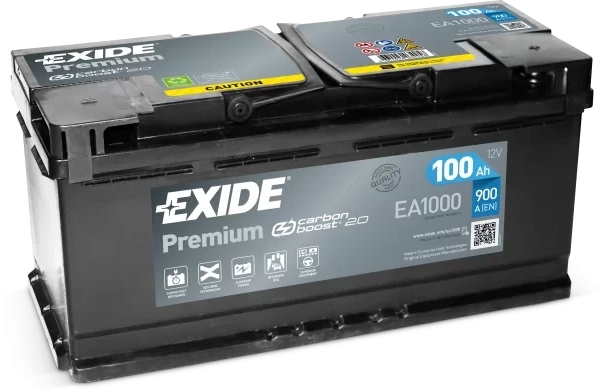 Ogłoszenie - Akumulator Exide Premium 100Ah 900A EN PRAWY PLUS - Włochy - 530,00 zł