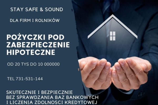 Ogłoszenie - POZABANKOWE POZYCZKI POD ZASTAW NIERUCHOMOSCI ODDLUZENIA INWESTYCJE - Łódź - 100,00 zł