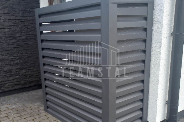 Ogłoszenie - Osłona pompy ciepła 110x50x150 cm antracyt TS581 - Gliwice - 2 250,00 zł