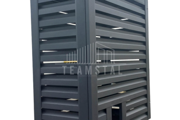 Ogłoszenie - Osłona pompy ciepła 110x50x150 cm antracyt TS581 - Gliwice - 2 250,00 zł