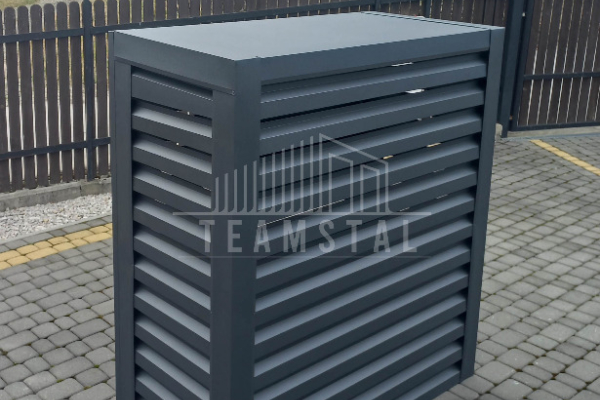Ogłoszenie - Osłona pompy ciepła 110x50x150 cm antracyt TS581 - Gliwice - 2 250,00 zł