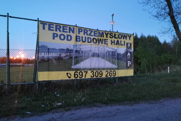 Ogłoszenie - Teren Przemysłowy pod zabudowę hali - Wrocław - 1 200,00 zł