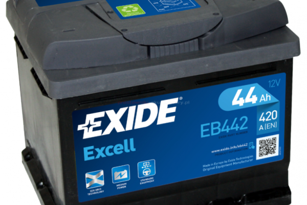 Ogłoszenie - Akumulator Exide Excell 44Ah 420A EN PRAWY PLUS - Wesoła - 270,00 zł