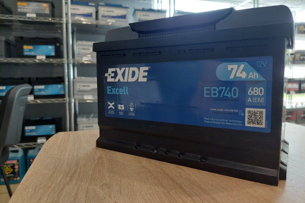 Ogłoszenie - Akumulator Exide  Excell EB740 74Ah 680A EN PRAWY PLUS - Bemowo - 390,00 zł