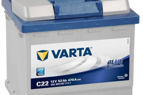 Ogłoszenie - Akumulator VARTA Blue Dynamic C22 52Ah 470A EN - Wesoła - 290,00 zł