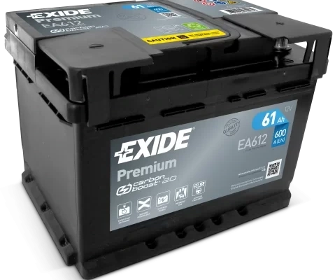 Ogłoszenie - Akumulator Exide Premium 61Ah 600A PRAWY PLUS - Włochy - 340,00 zł
