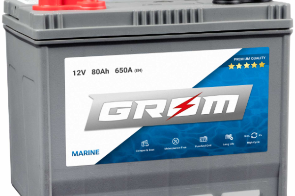 Ogłoszenie - Akumulator GROM MARINE 80Ah 650A M31-DC - Targówek - 490,00 zł