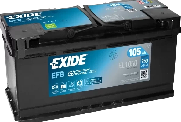 Ogłoszenie - Akumulator Exide Start Stop EFB 105Ah 950A PRAWY PLUS Legionowo - Legionowo - 800,00 zł