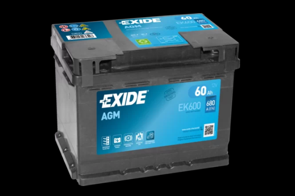 Ogłoszenie - Akumulator EXIDE AGM START&STOP EK600 60Ah 680A - Pruszków - 550,00 zł