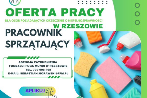 Ogłoszenie - OFERTA PRACY - Rzeszów