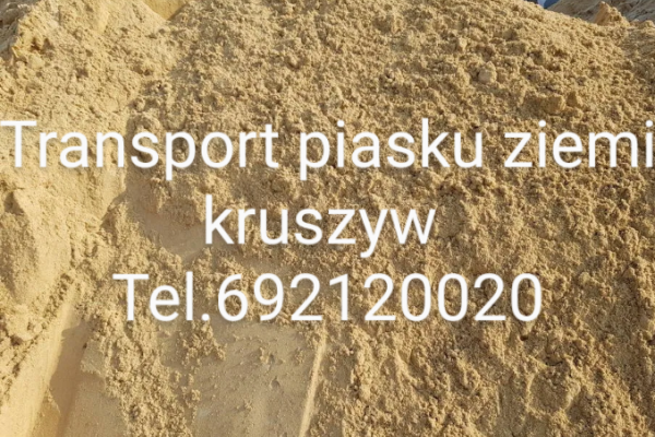 Ogłoszenie - Sprzedaż piasek Trzebownisko tel 692120020 - Rzeszów - 25,00 zł