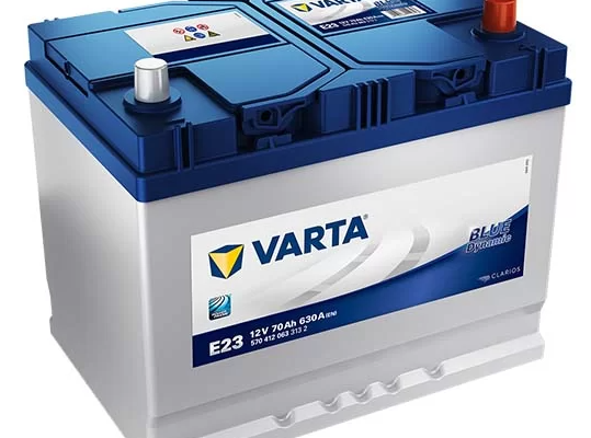 Ogłoszenie - Akumulator VARTA Blue Dynamic E23 70Ah 630A EN P+ Japan - Targówek - 420,00 zł