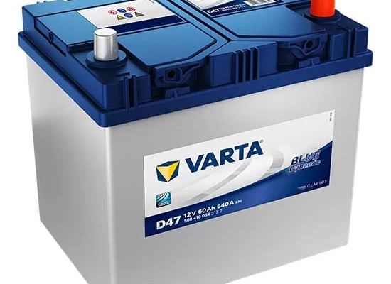 Ogłoszenie - Akumulator VARTA Blue Dynamic D47 60Ah 540A EN P+ Japan - Otwock - 370,00 zł