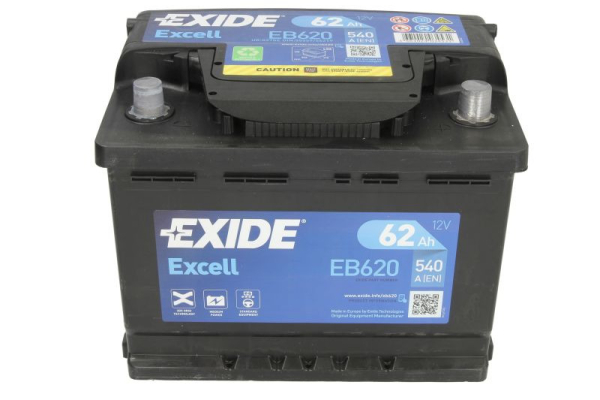 Ogłoszenie - Akumulator Exide Excell 62Ah 540A EN PRAWY PLUS GÓRCZEWSKA 257A BEMOWO - Bemowo - 330,00 zł