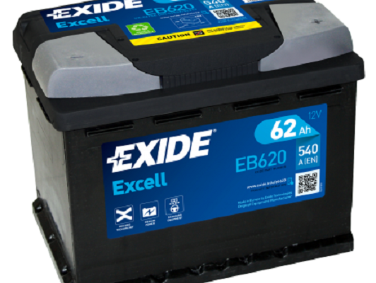 Ogłoszenie - Akumulator Exide Excell 62Ah 540A EN PRAWY PLUS - Ursynów - 330,00 zł