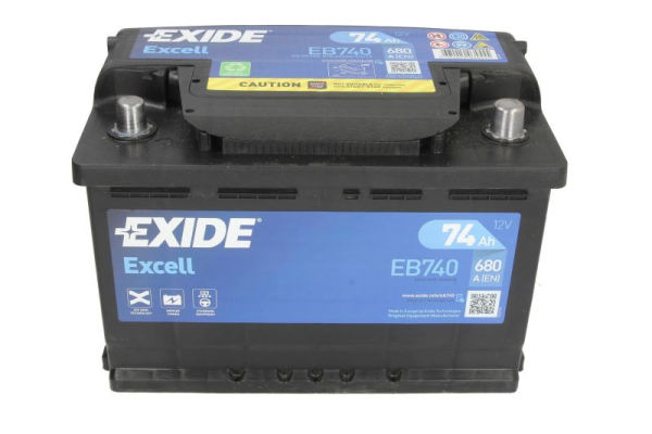 Ogłoszenie - Akumulator Exide Excell 74Ah 680A EN PRAWY PLUS GÓRCZEWSKA 257A BEMOWO - Bemowo - 390,00 zł