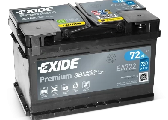 Ogłoszenie - Akumulator Exide Premium 72Ah 720A PRAWY PLUS - Włochy - 400,00 zł