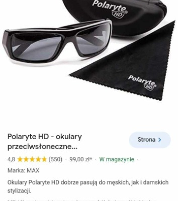 Ogłoszenie - Sprzedam okulary polaryzacyjne - Ciechanów - 50,00 zł