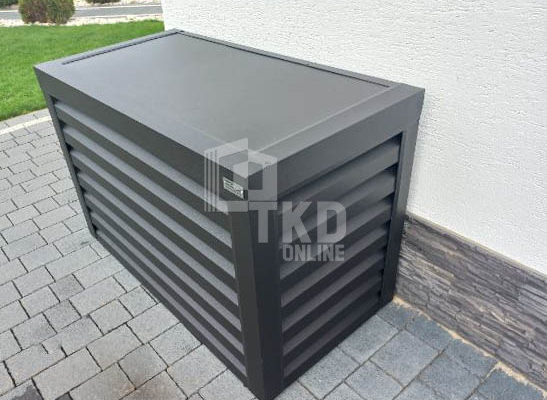 Ogłoszenie - Osłona klimatyzatora - pompy ciepła 110x40x90 cm antracyt TKD175 - Łuków - 1 830,00 zł