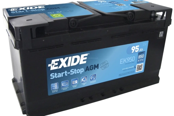 Ogłoszenie - Akumulator EXIDE AGM START&STOP EK950 95Ah 850A EN Legionowo - Legionowo - 830,00 zł