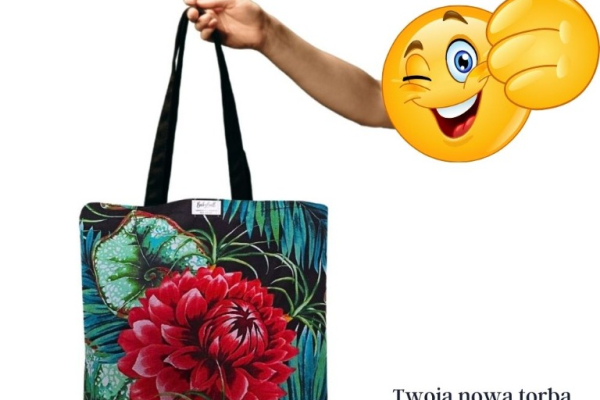 Ogłoszenie - Torba siatka na zakupy – Red Dahlia - Wałbrzych - 26,00 zł