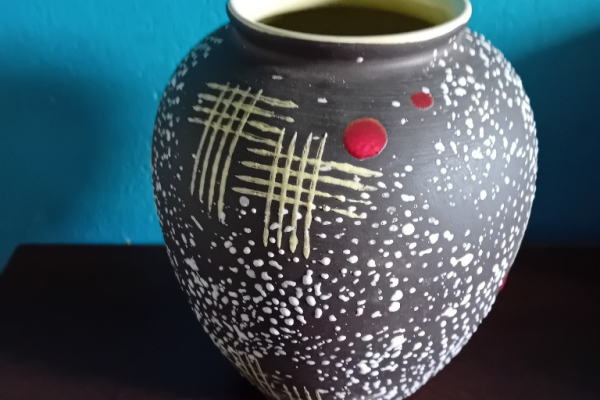 Ogłoszenie - Ceramiczny ręcznie zdobiony wazon Carstens Toennieshof. West Germany. - Kalisz - 160,00 zł