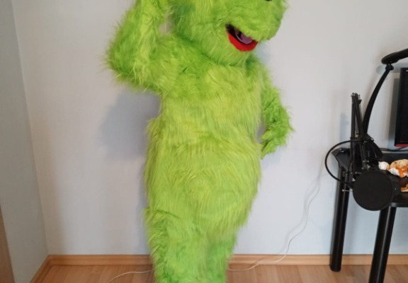 Ogłoszenie - Chodząca maskotka Grinch kostium reklamowy chodzący Grincz - Kołobrzeg - 2 800,00 zł