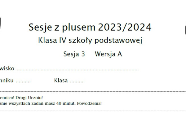 Ogłoszenie - Sesja z Plusem nr 3 Końcowa 2024 r Matematyka z Plusem GWO - 20,00 zł