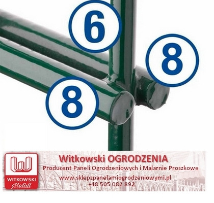 Ogłoszenie - Panel ogrodzeniowy 2D 1830x2500 mm, drut fi 8/6/8 mm - Zachodniopomorskie - 246,00 zł
