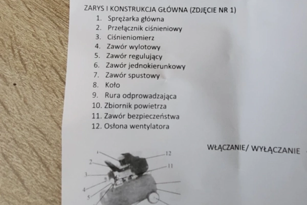 Ogłoszenie - Kompresor olejowy sprężarka 24l ONEX Komplet DARMOWA WYSYŁKA! - Kraków - 499,00 zł