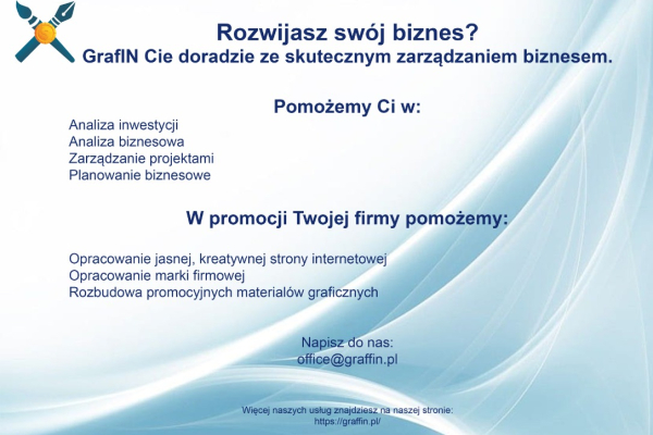 Ogłoszenie - Doradztwo biznesowe | Usługi finansowe | Reklama biznesu - Kraków - 800,00 zł