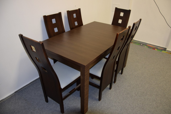 Ogłoszenie - stół rozkładany i 6 krzeseł - Olsztyn - 820,00 zł