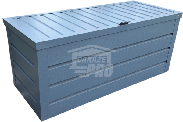 Ogłoszenie - Skrzynia ogrodowa metalowa kufer 150x60x70cm  antracyt GP350 - Wieliczka - 1 850,00 zł