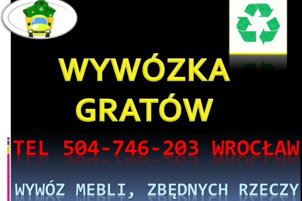 Ogłoszenie - Wywóz odpadów z remontu, tel 504-746-203, sprzątanie śmieci, cena, Wrocław, Wywóz odpadów z budowy, gruzu, po remoncie - Wrocław