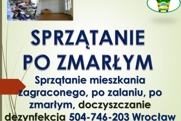 Ogłoszenie - Sprzątanie po zalaniu, awarii, tel 504-746-203, cena, Wrocław Firma sprzątająca oferuje usługi. - Wrocław