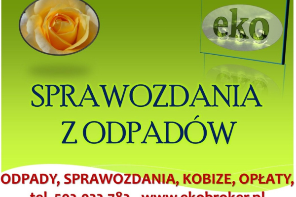 Ogłoszenie - Kobize, opłaty środowiskowe, obsługa firm, cena, tel 502-032-782, raportowanie. Wykonanie raportu dla zakładu. - Wrocław