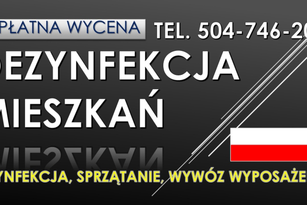 Ogłoszenie - Sprzątanie po zmarłych, zmarłym, zgonie, tel. 504-746-203. Dezynfekcja, cena. wywóz rzeczy, mebli. - Wrocław