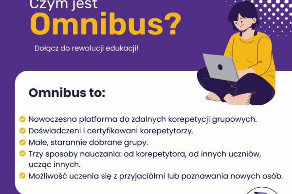 Ogłoszenie - Korepetycje z matematyki, biologii i języka angielskiego z Omnibusem! Kompleksowa, profesjonalna i tania pomoc! - 40,00 zł