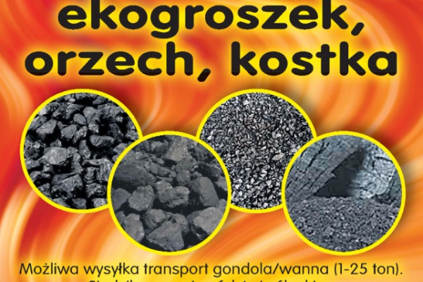 Ogłoszenie - Ekogroszek KWK Piast Wesoła Wegiel Orzech-PROMOCJA-Ekomiał-Dostawa. - Rybnik - 1 150,00 zł