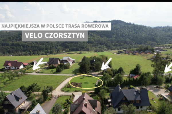 Ogłoszenie - Atrakcyjne działki w Falsztynie z widokiem na zamki w Czorsztynie i Niedzicy - Małopolskie - 520 000,00 zł