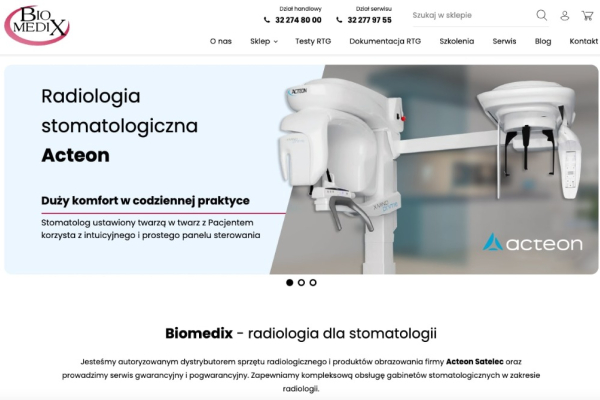 Ogłoszenie - Biomedix - radiologia dla stomatologii - Zabrze